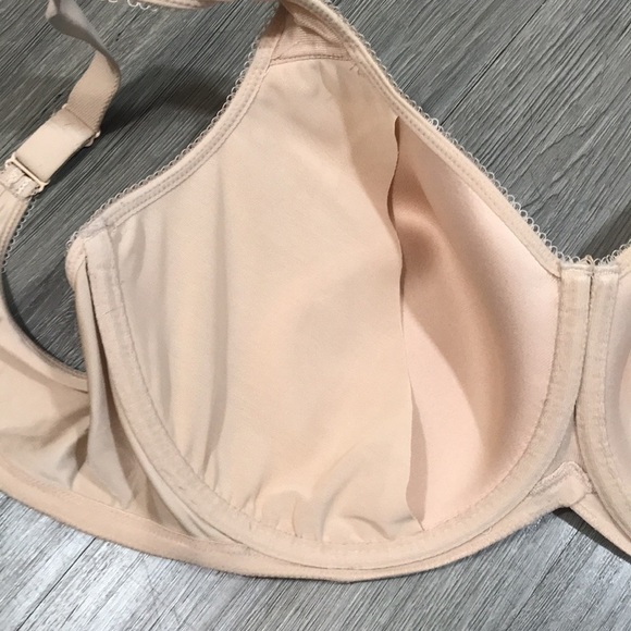Wacoal Basic Beauty Spacer Underwire Nude T-Shirt Bra size 42DD - Picture 7 of 11